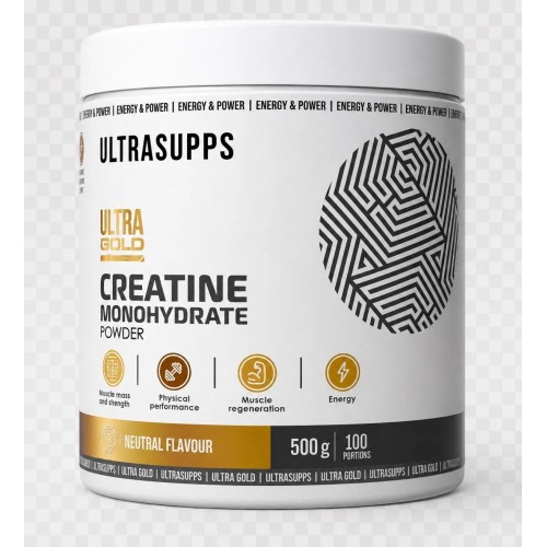 UltraSupps Ultra Gold Creatine Monohydrate Powder - 500 грамм