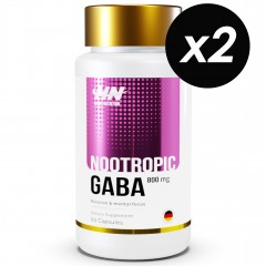 Отзывы Hayat Nutrition GABA 800 mg - 120 капсул (2 шт по 60 капсул)
