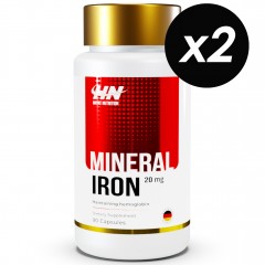 Hayat Nutrition Iron 20 mg - 180 капсул (2 шт по 90 капсул)