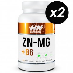 Цинк + Магний + B6 Hayat Nutrition Zn-Mg+B6 - 200 капсул (2 шт по 100 капсул)