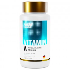 Отзывы Витамин А (Ретинол Пальмитат) Hayat Nutrition Vitamin A 10000 IU - 100 гел.капсул