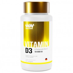 Отзывы Витамин Д3 250 мкг Hayat Nutrition Vitamin D3 10000 ME - 120 капсул