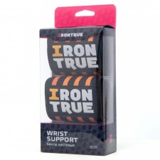 IRONTRUE Кистевые бинты WS100-50 (черный-оранжевый) - 50 см