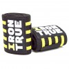 IRONTRUE Кистевые бинты WS100-50 (черный-желтый) - 50 см (фото-1)