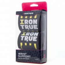 IRONTRUE Кистевые бинты WS100-50 (черный-желтый) - 50 см