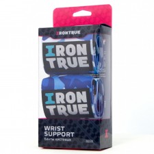 IRONTRUE Кистевые бинты WS100-50 (синий камуфляж) - 50 см