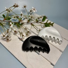 Крабик для волос "Ракушка" 8 см. (НАБОР 2 ШТ - цвета в ассортименте)