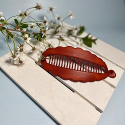 Заколка для волос "Банан" 14 см. (цвета в ассортименте)