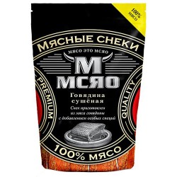 МСЯО Мясные снеки Говядина сушеная копченая - 50 грамм