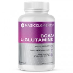 Отзывы БЦАА + Л-Глютамин Magic Elements BCAA + L-Glutamine - 90 капсул