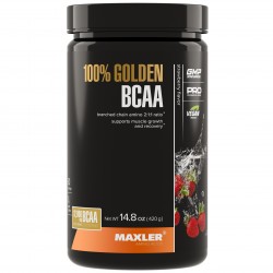 Maxler 100% Golden BCAA - 420 грамм клубника