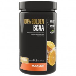 Maxler 100% Golden BCAA - 420 грамм апельсин