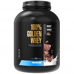 Maxler 100% Golden Whey - 2270 грамм (5lb) молочный шоколад