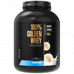 Maxler 100% Golden Whey - 2270 грамм (5lb) ванильное мороженое