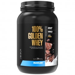 Maxler 100% Golden Whey - 907 грамм (2lb) молочный шоколад