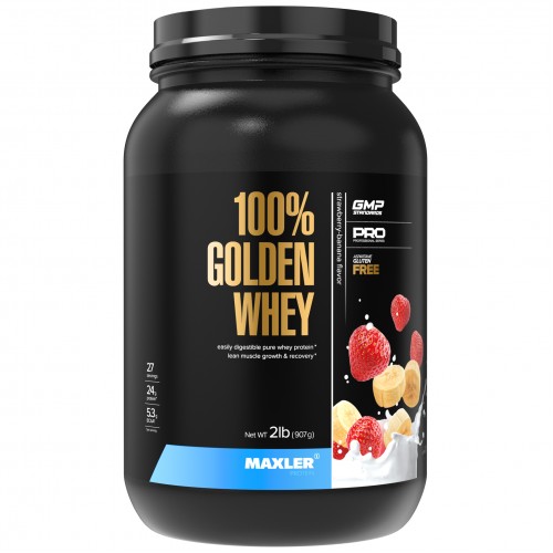 Maxler 100% Golden Whey - 907 грамм (2lb) печенье-крем