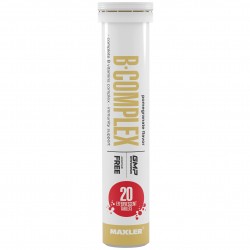 Maxler B-Complex - 20 шипучих таблеток гранат
