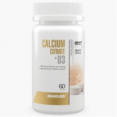 Отзывы Maxler Calcium Citrate + D3 - 60 таблеток