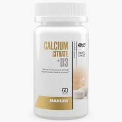 Maxler Calcium Citrate + D3 - 60 таблеток