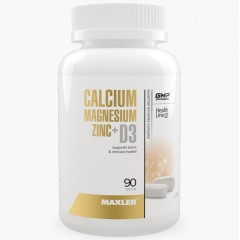 Maxler Calcium Magnesium Zinc + D3 - 90 таблеток