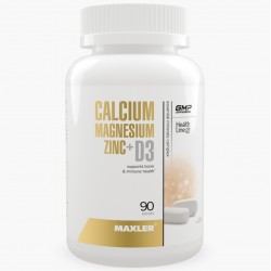Maxler Calcium Magnesium Zinc + D3 - 90 таблеток