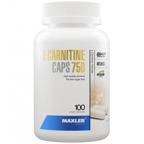 Л-Карнитин 750 мг Maxler L-Carnitine 750 mg - 100 капсул