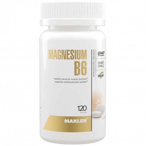 Магний и витамин B6 Maxler Magnesium B6 - 120 таблеток
