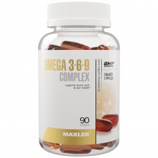 Maxler Omega 3-6-9 Complex - 90 гелевых капсул