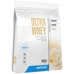 Maxler Ultra Whey - 900 грамм банановый коктейль