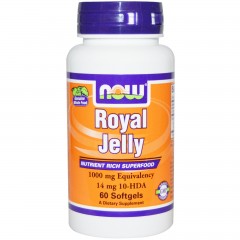 NOW Royal Jelly 1000 mg - 60 гелевых капсул