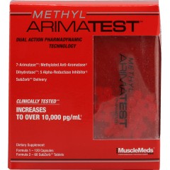 Отзывы MuscleMeds Methyl Arimatest - 120 капсул + 60 таблеток