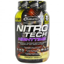 MuscleTech Nitro-Tech Performance Series NightTime - 907 грамм