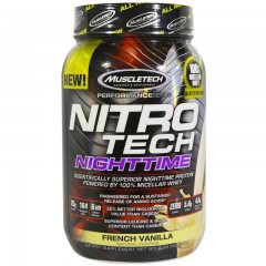 Протеин MuscleTech Nitro-Tech Performance Series NightTime - 907 грамм