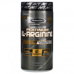 Отзывы MuscleTech Platinum 100% L-Arginine 1000 mg - 100 каплет