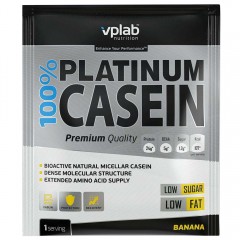 Пробник протеин VPLab 100% Platinum Casein - 30 грамм (1 порция)