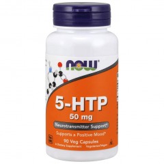 5-гидрокситриптофан NOW 5-HTP 50 mg - 90 вег.капсул