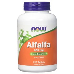 NOW Alfalfa 10 Grain 650 mg - 250 таблеток
