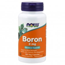 NOW Boron 3 mg - 100 капсул