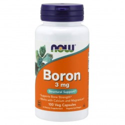 NOW Boron 3 mg - 100 капсул