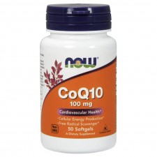 NOW CoQ10 100 mg - 50 гел.капсул