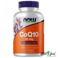 NOW CoQ10 50 mg + Vit E - 50 гел.капсул