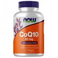 NOW CoQ10 50 mg + Vit E - 50 гел.капсул