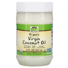 NOW Coconut Oil Organic Virgin - 355 мл