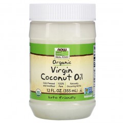 Кокосовое масло NOW Coconut Oil Organic Virgin - 355 мл
