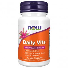 Витаминно-минеральный комплекс NOW Daily Vits Multi - 30 вег.капсул