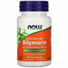 NOW Double Strength Silymarin - 50 вег.капсул (срок 03.23)