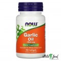 NOW Garlic Oil 1500 mg - 100 капсул