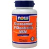 Для суставов и связок NOW Glucosamine & Chondroitin with MSM - 90 капсул (фото-2)