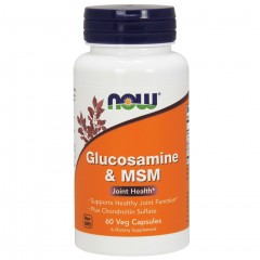 Отзывы NOW Glucosamine & MSM 750/250 mg - 60 вег.капсул