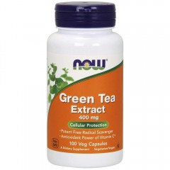 Отзывы NOW Green Tea Extract 400 mg - 100 капсул